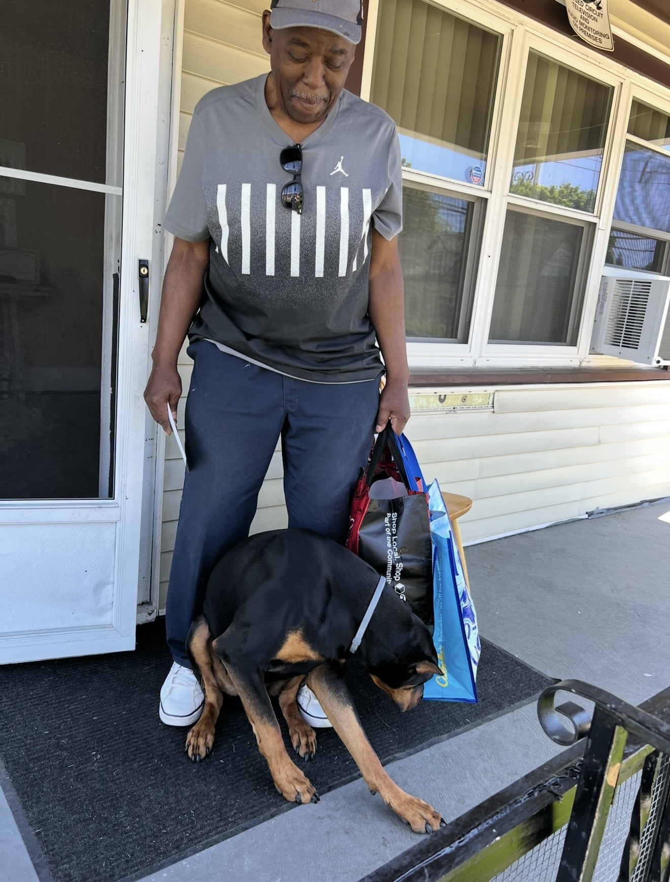 Raymond and Shaka together at home